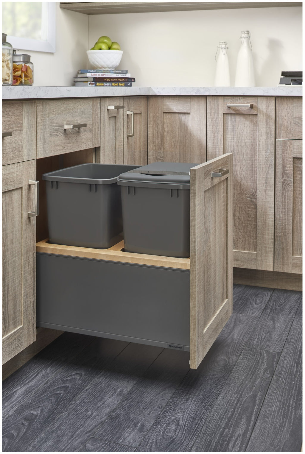 Stainless Steel Pull Out Waste Container Q89171