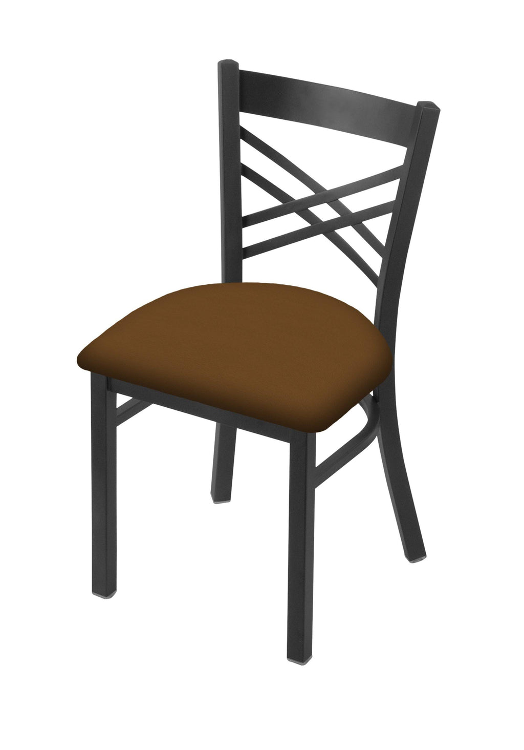 18x22 Chair with Pewter Finish, Dark Cherry Maple Seat P757
