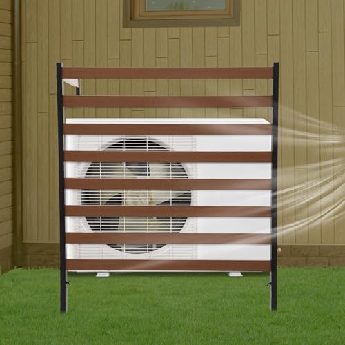 Brown 2 Panels 39"W x 51"H Privacy Screens Fence Panel D624