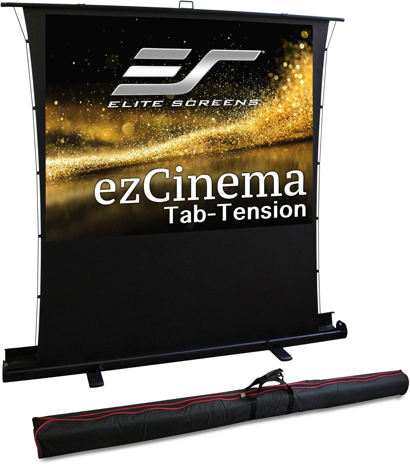 84-inch 16:9 Manual Floor Pull Up Projector Screen with Carrying Bag A3300