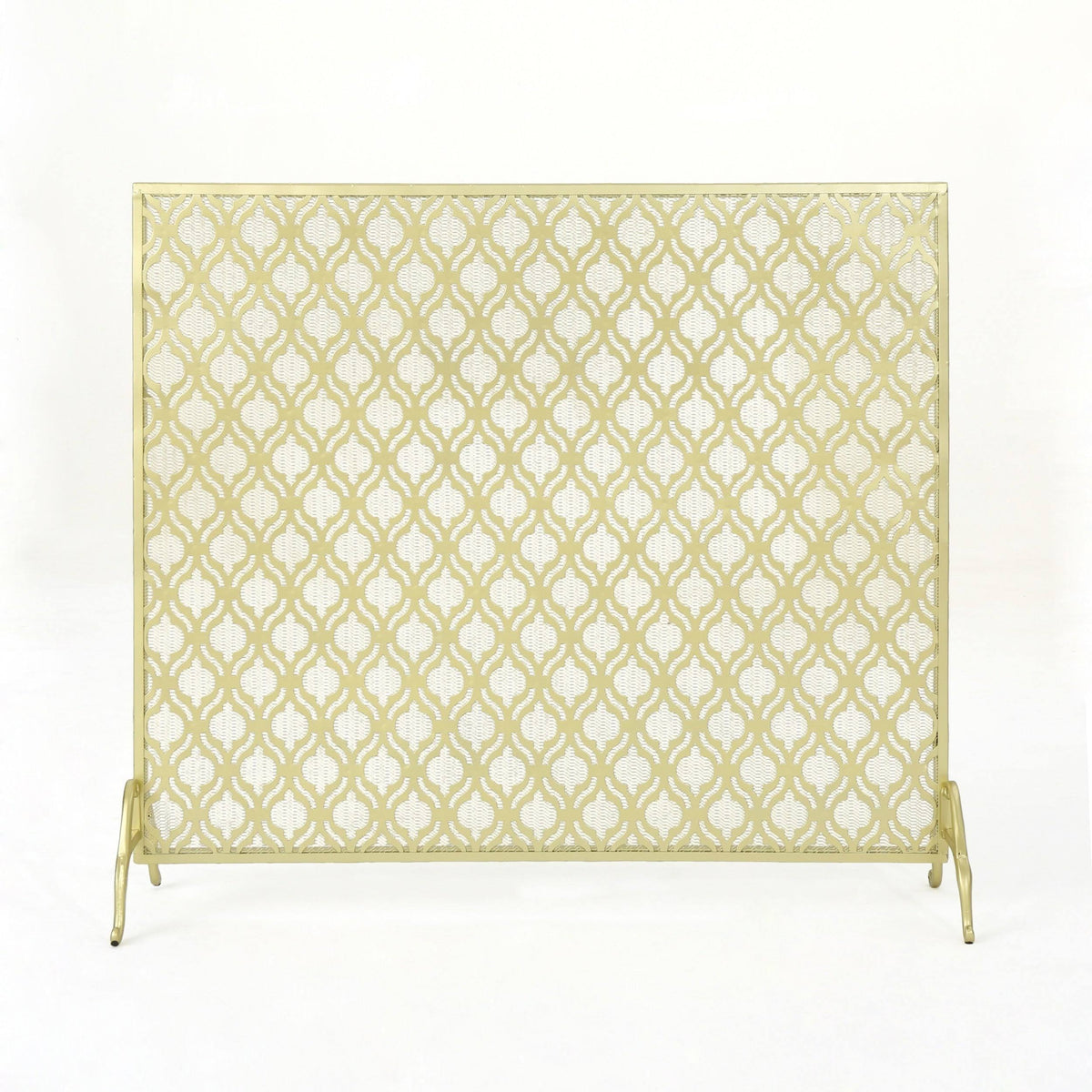 Black Iron Fireplace Screen B441