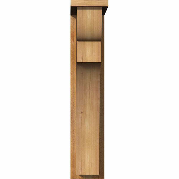 Rough Sawn Corbel with Backplate, Western Red Cedar I933276