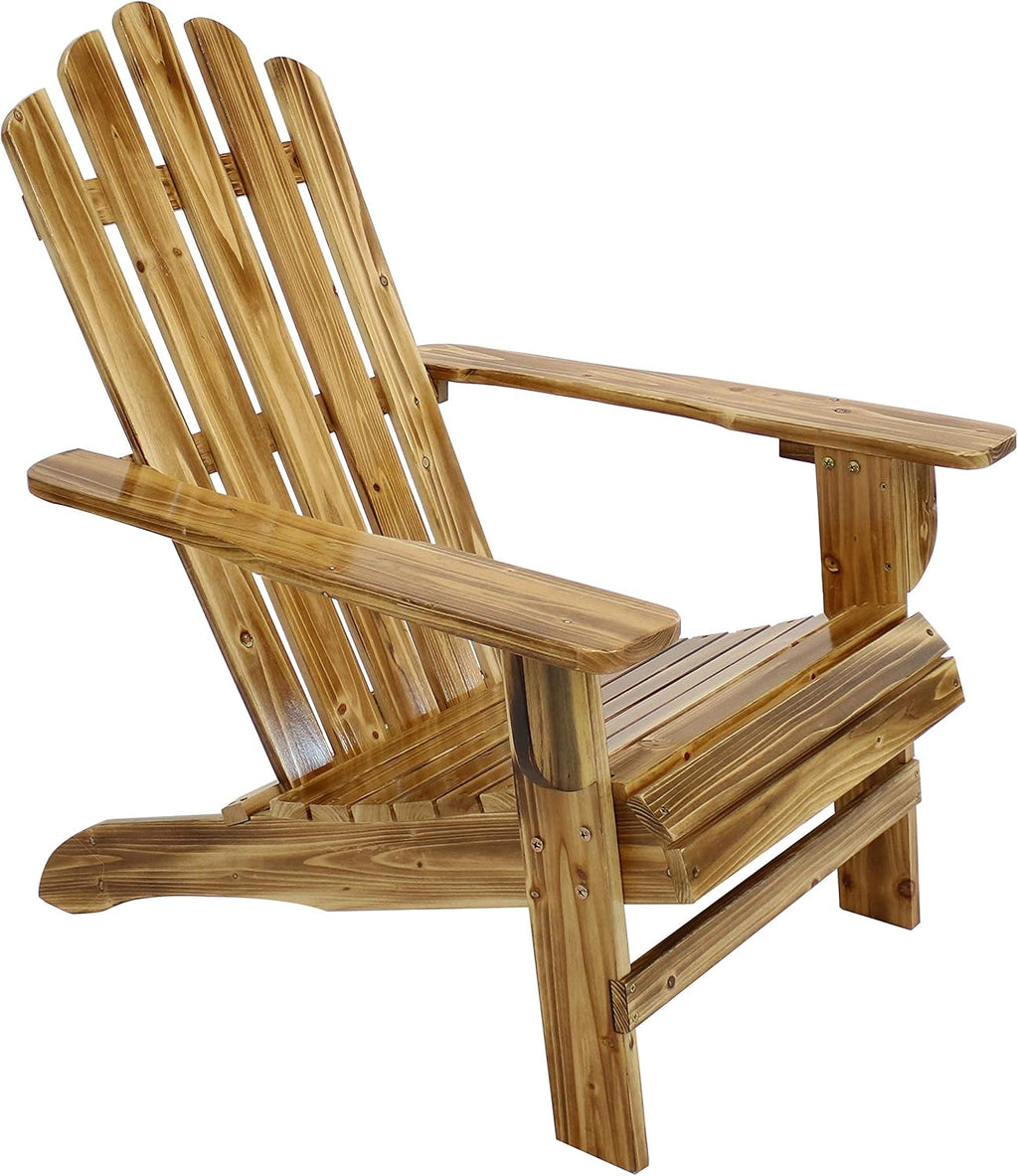 Natural Fir Wood Adirondack Chair D5997