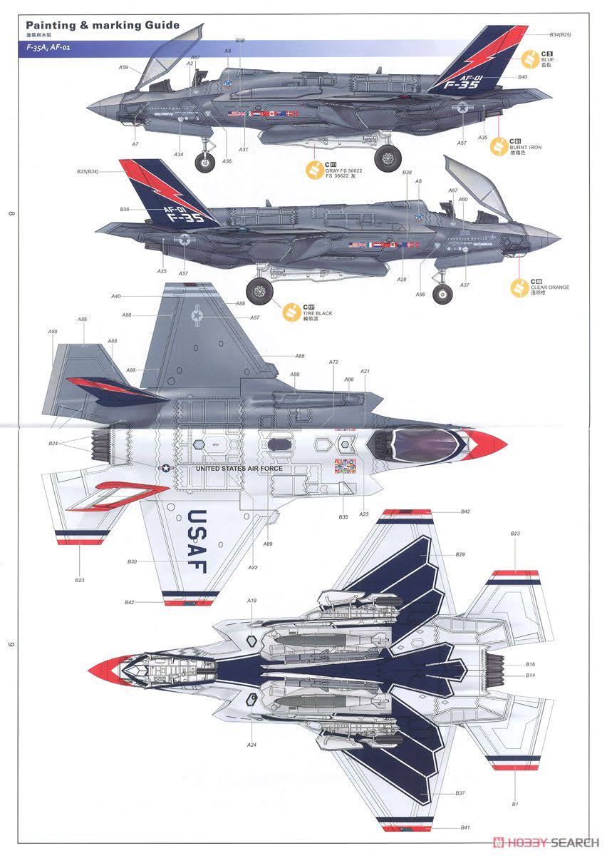 1/48 Scale F-35A Lightning II Q800
