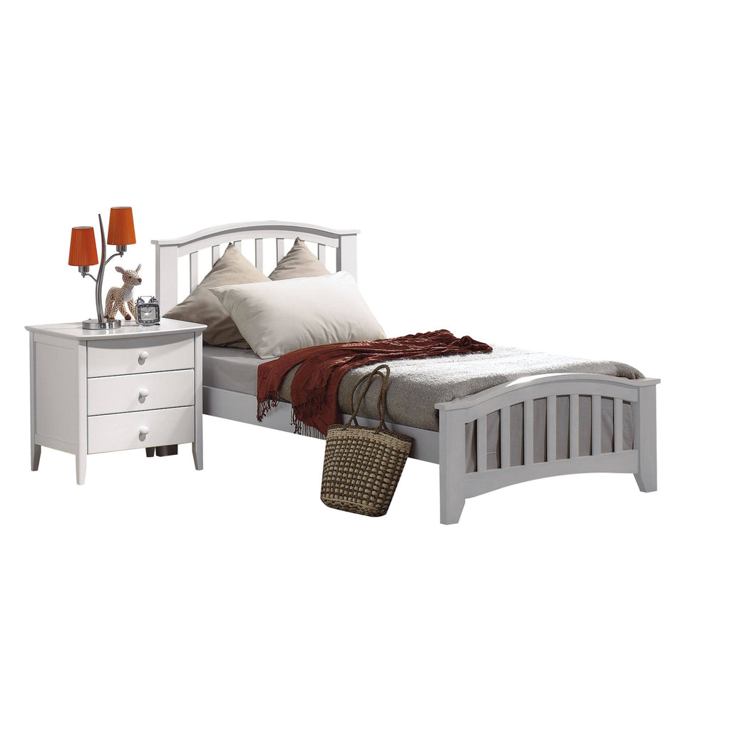 Twin Bed White R10776