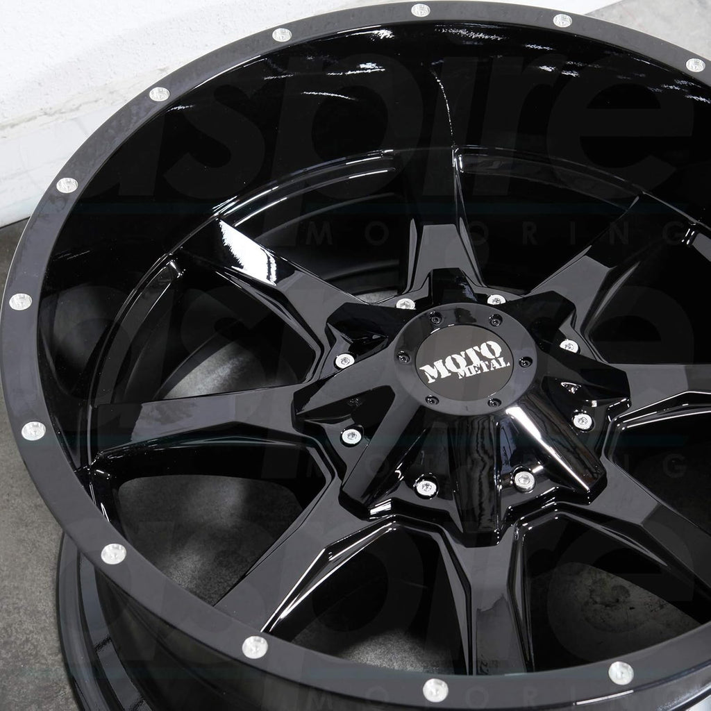 20x10 6x135/6x5.5" -24mm Gloss Black Wheel Rim 20" Inch T55740