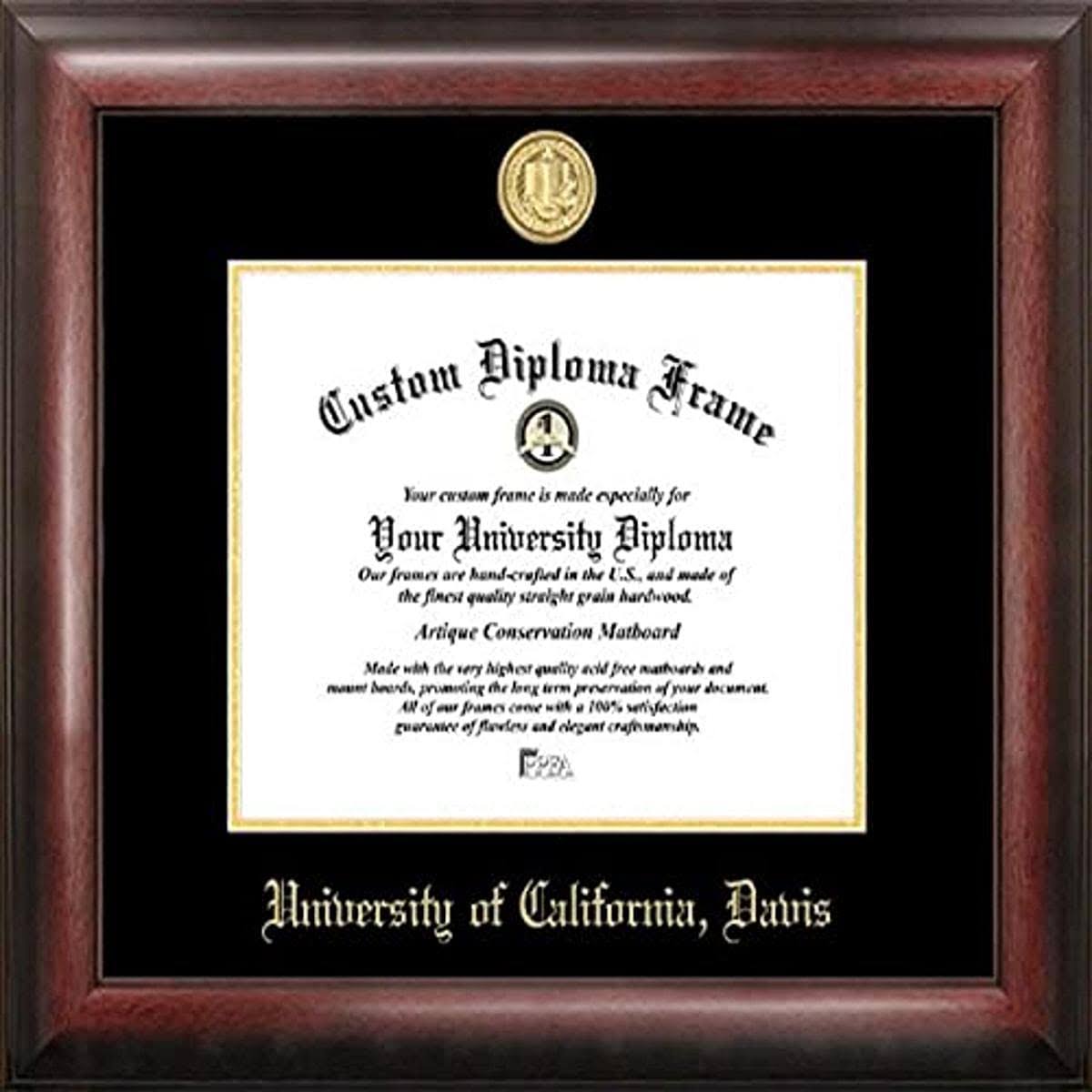Gold Embossed Diploma Frame Q572264