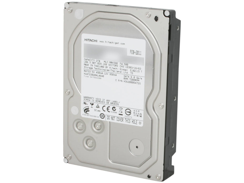2 TB Internal HDD SATA 6Gb/s 7,200 rpm M655