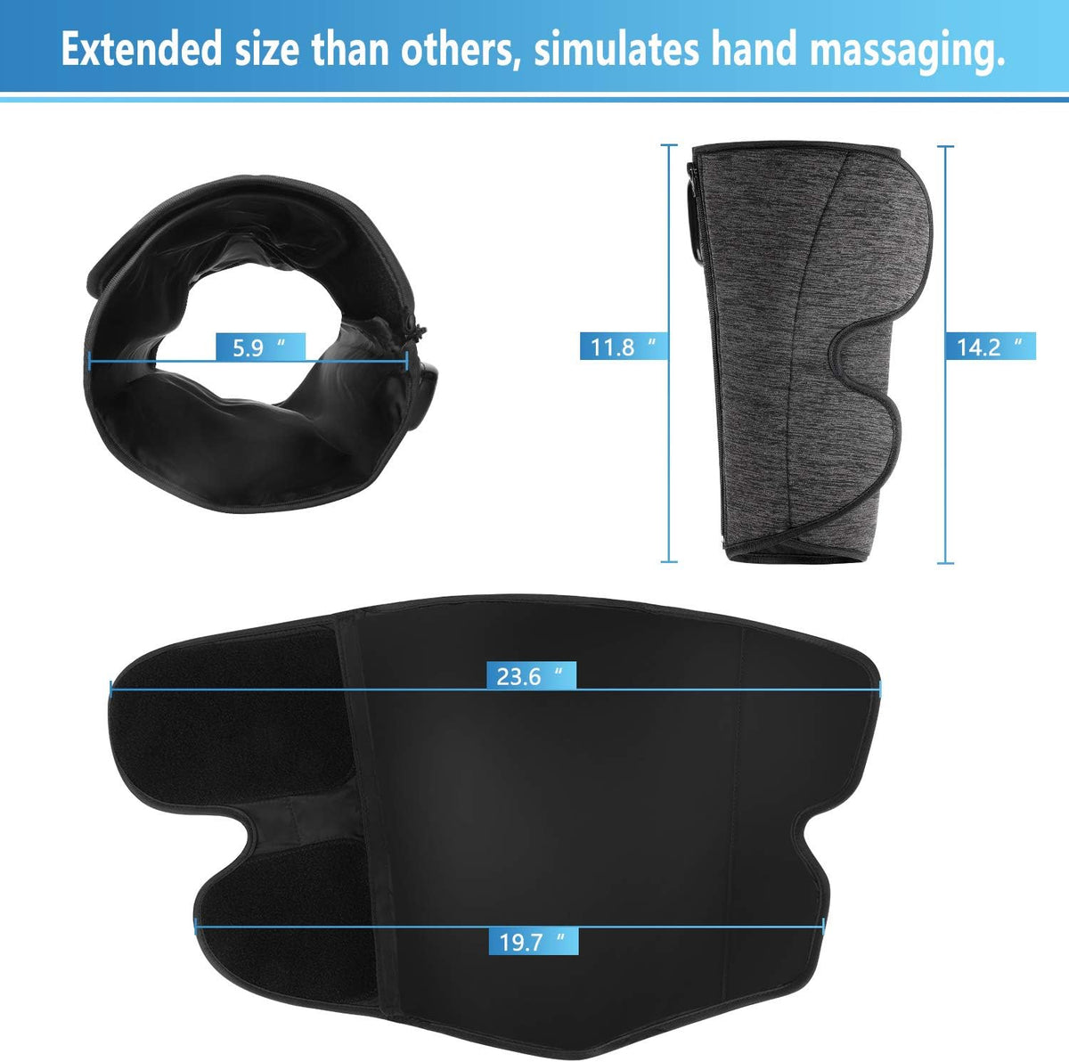 Rechargeable Air Compression Calf Massager (A Pair) B701