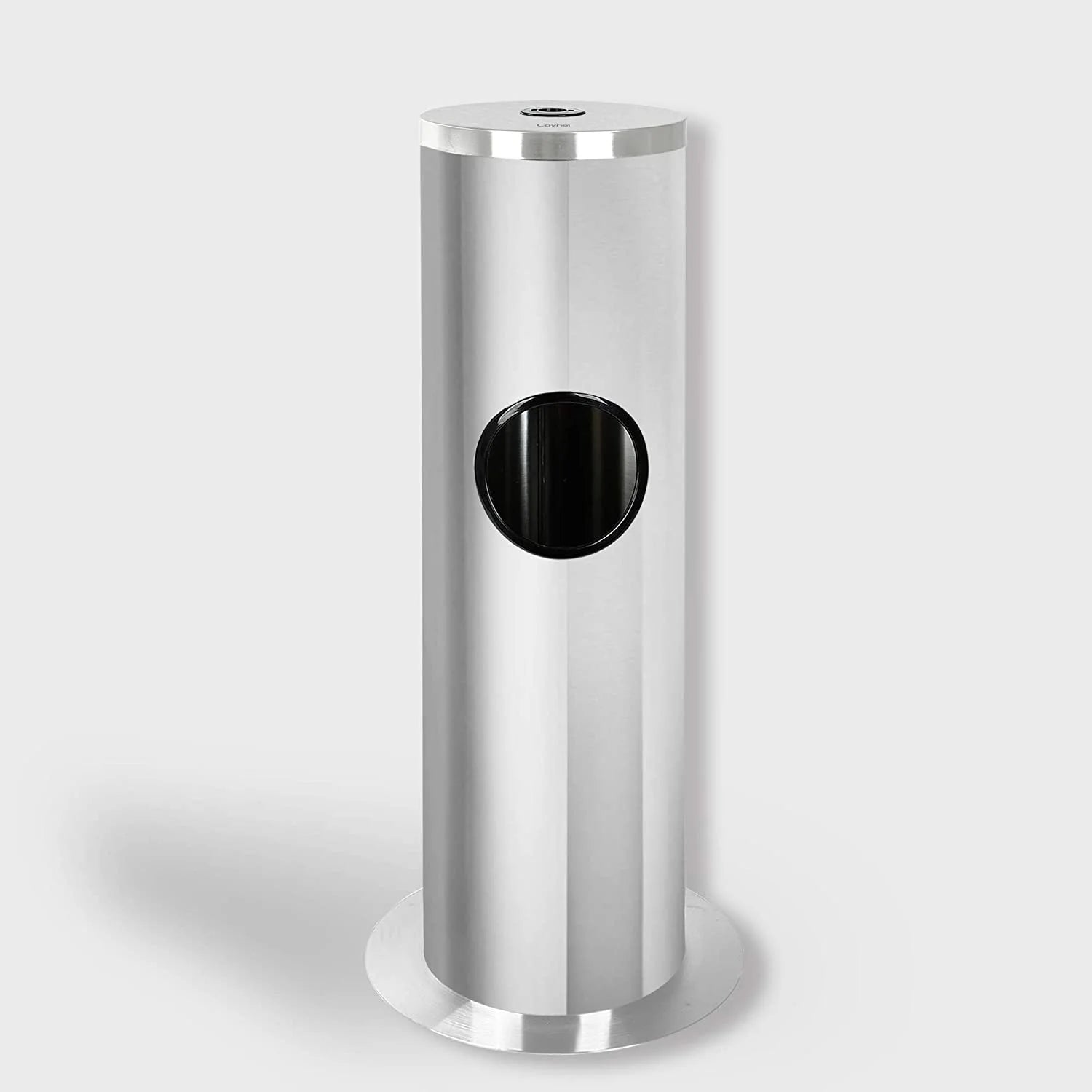 Stainless Steel Floor Standing Wipe Dispenser with Built-in Trash Receptacle L294911