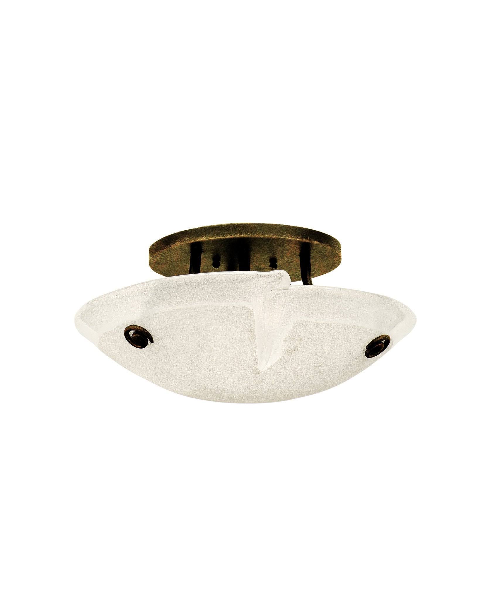 Antique Copper Flush Mount B809