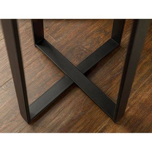 Urban Industrial Side Table Dark Walnut R9115