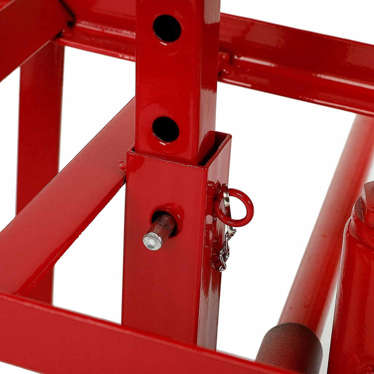 Red Hydraulic Car Lift Ramps M11452