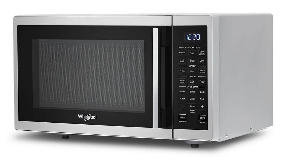0.9 Cu. ft. Countertop Microwave with 900 Watt Cooking Power Heritage Stainless Steel W9423