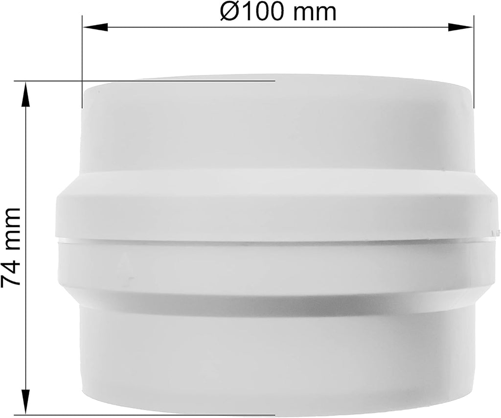 4 Inch Duct Coupler Pack of 2 F3019