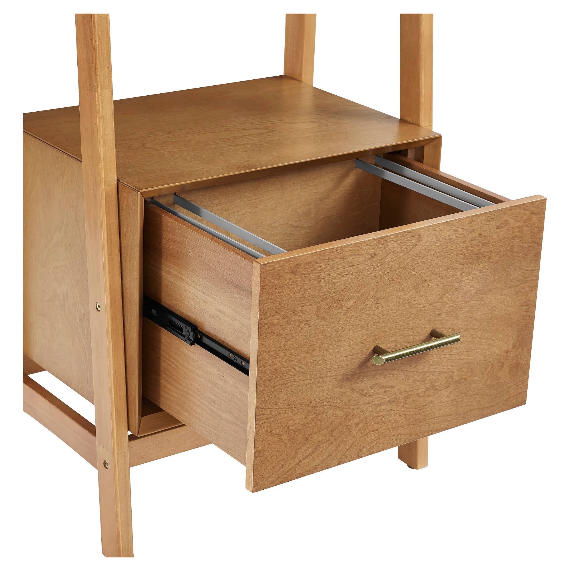 4-Shelf Bookcase, Acorn S87280