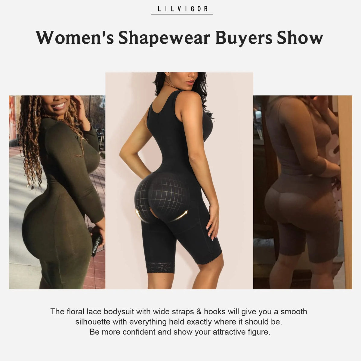 Tummy Control Full Body Shaper Bodysuit Y58314