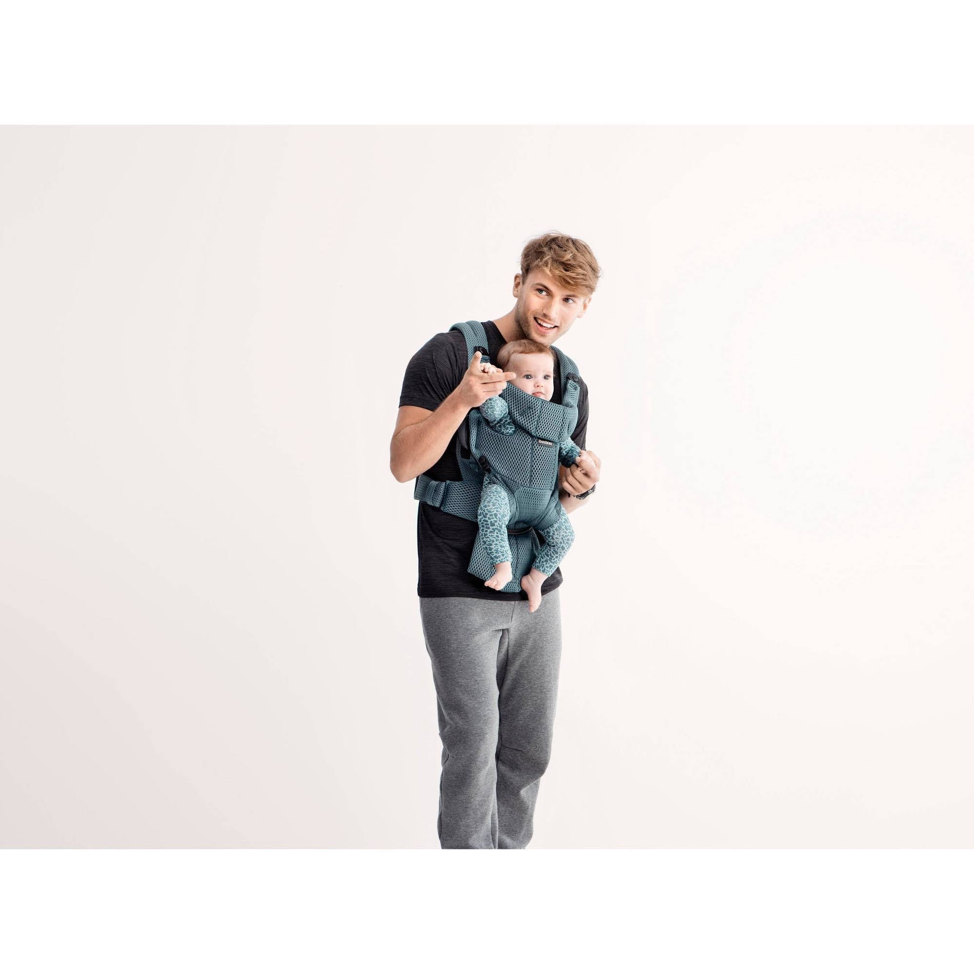 Sage Green 3D Mesh Baby Carrier N493