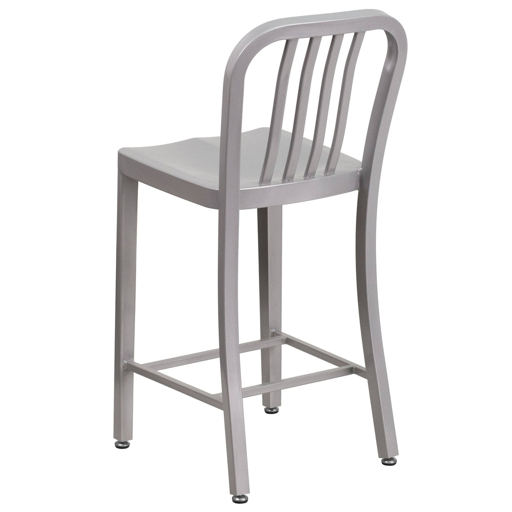 Red Metal Counterstool L58306