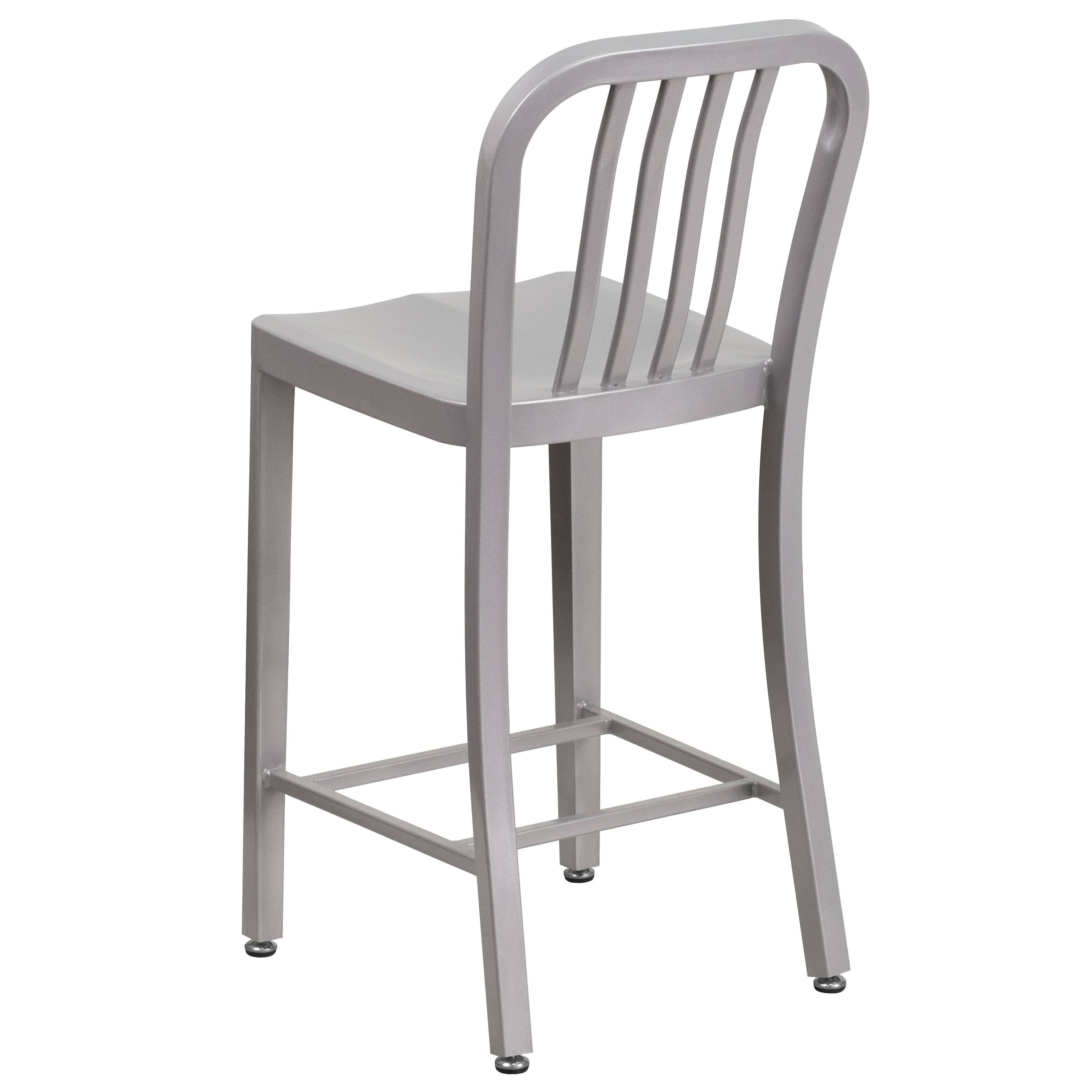 Red Metal Counterstool L58306