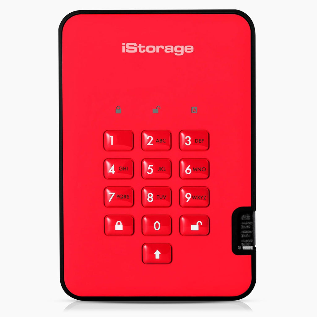 Green Secure Portable Hard Drive W514