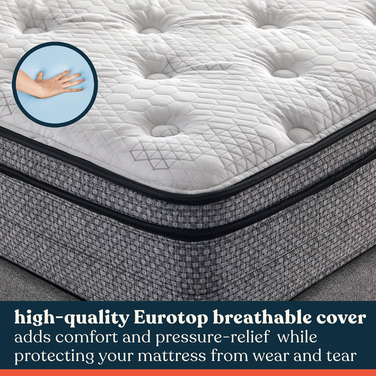 King Hybrid Mattress with Memory Foam H106