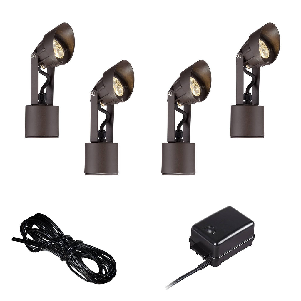 Bronze 6-Piece LED Landscape Lighting Set J574