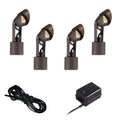 Bronze 6-Piece LED Landscape Lighting Set J574
