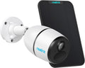 Outdoor Solar-Powered Cellular Security Camera System, 1080p Night Vision, PIR Motion Sensor W202