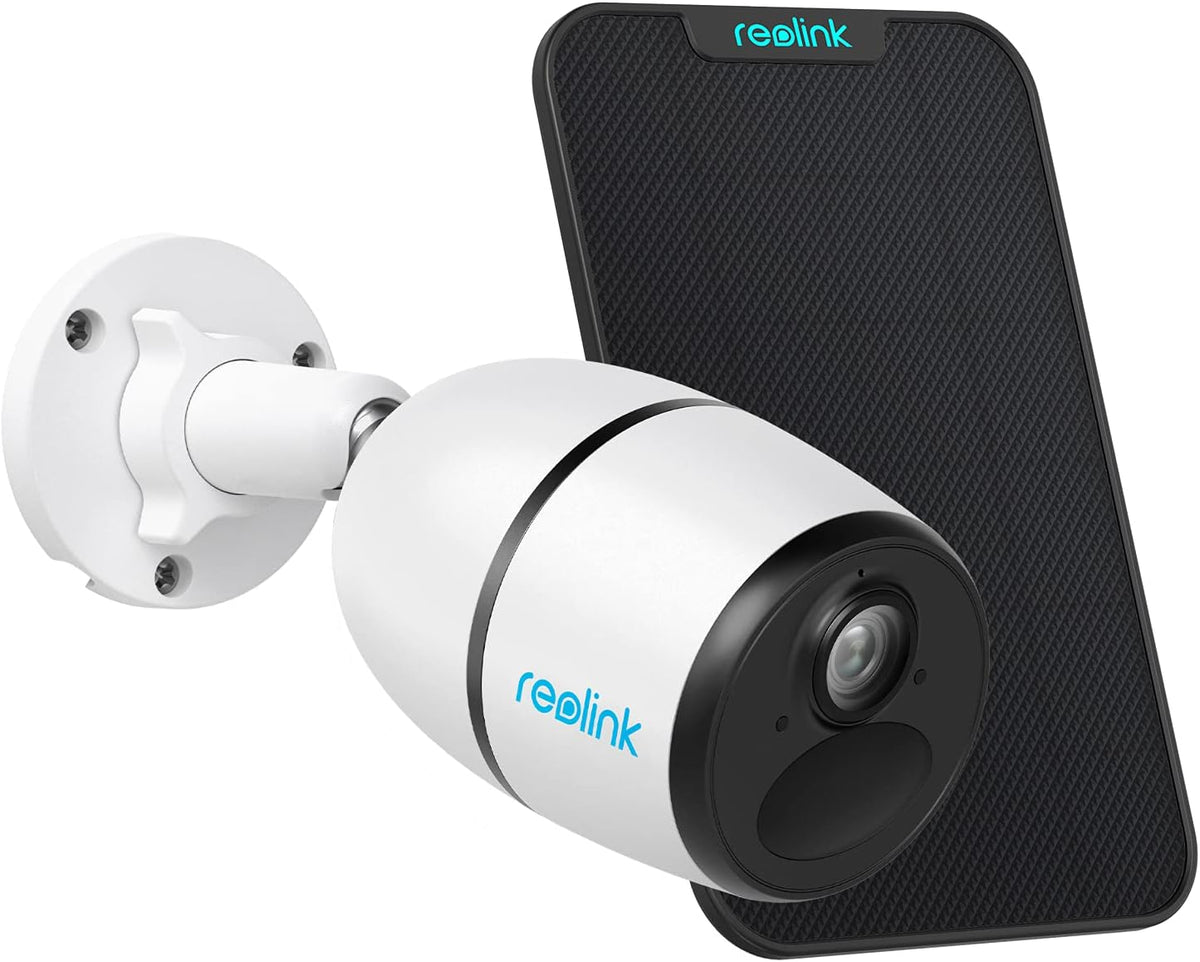 Outdoor Solar-Powered Cellular Security Camera System, 1080p Night Vision, PIR Motion Sensor W202