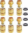Brass Hose Connector 3/4" GHT (6 Sets) Pack of 2 X912890