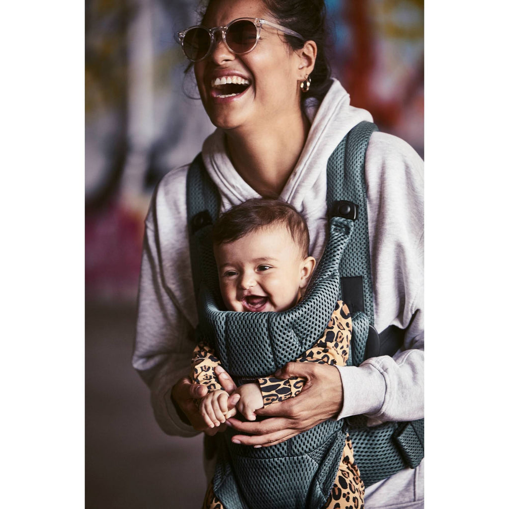 Sage Green 3D Mesh Baby Carrier N493