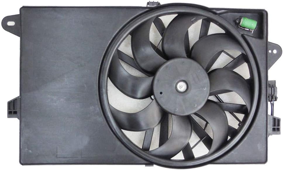 Radiator Fan Assembly for Fiat 500C Convertible 2012-2018 B446