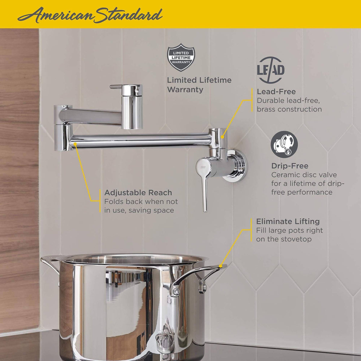 Stainless Steel Pot Filler Z7293
