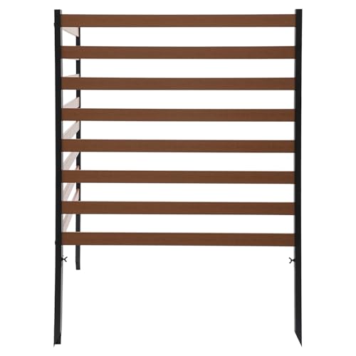 Brown 2 Panels 39"W x 51"H Privacy Screens Fence Panel D624