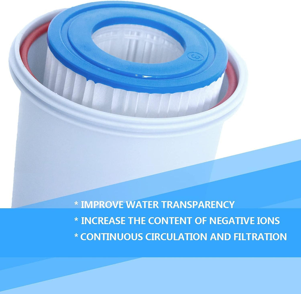 1000 GPH Above Ground Pool Filter Pump with 1 Filter Cartridge, 110-120V with GFCI, Pack of 2 J602