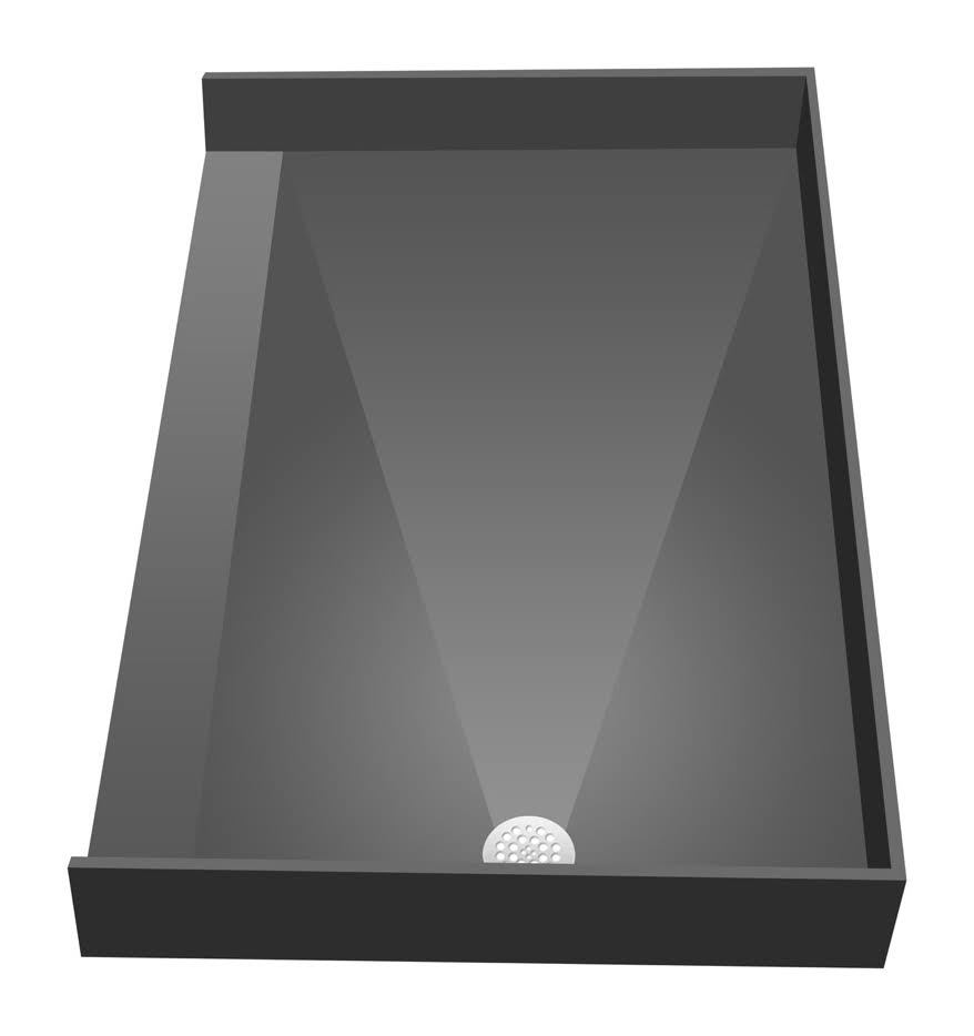 30x22 x 63x22 Shower Base with Drain Plate Z75343