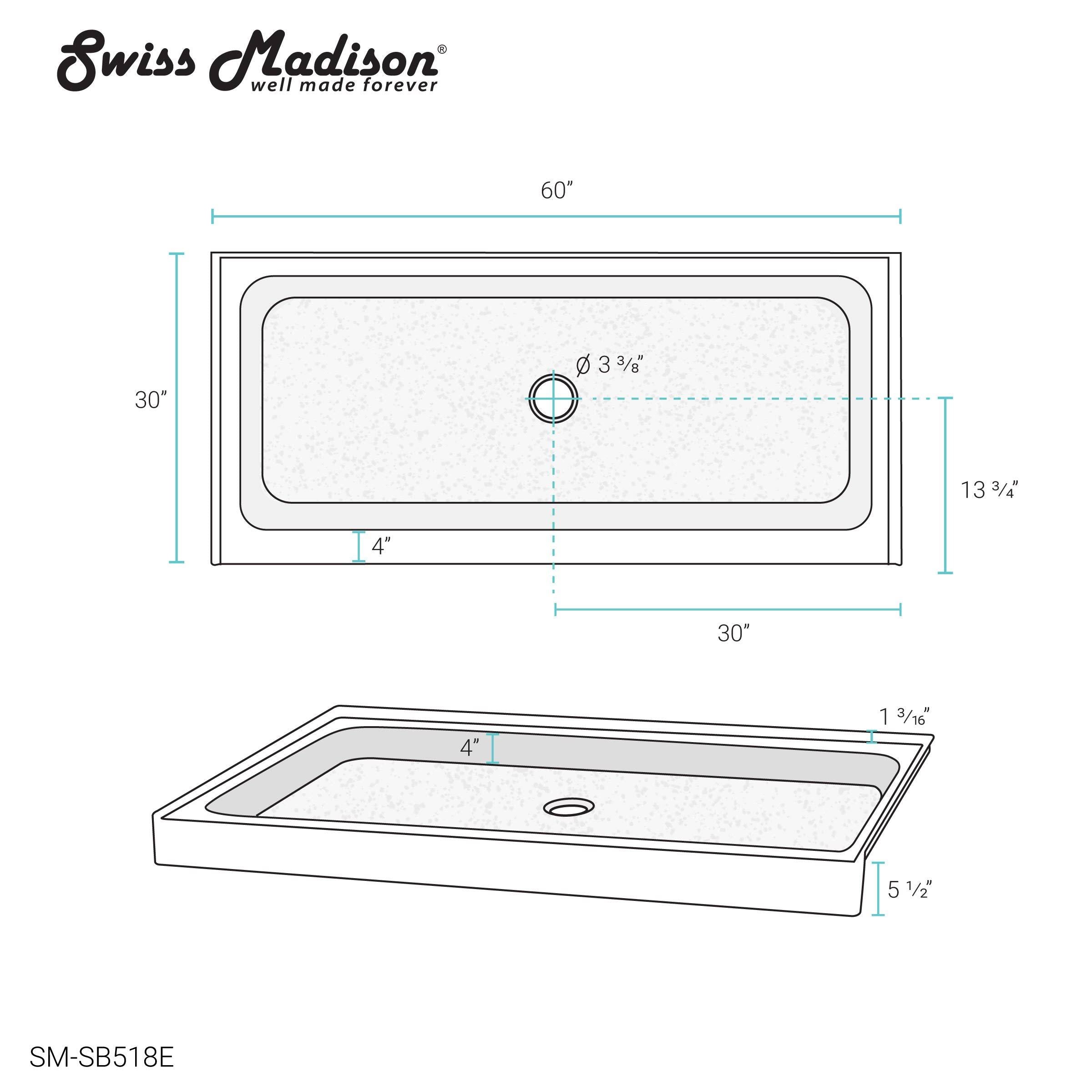 Grey Shower Base E562682