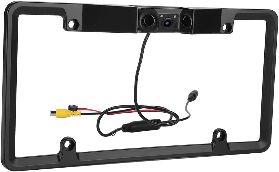 License Plate Frame Backup Camera Parking Sensor, IP67 Waterproof, Pack of 2 E50215