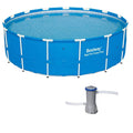 15ft x 48in Steel Pro Frame Above Ground Pool with Cartridge Filter Pump E11809