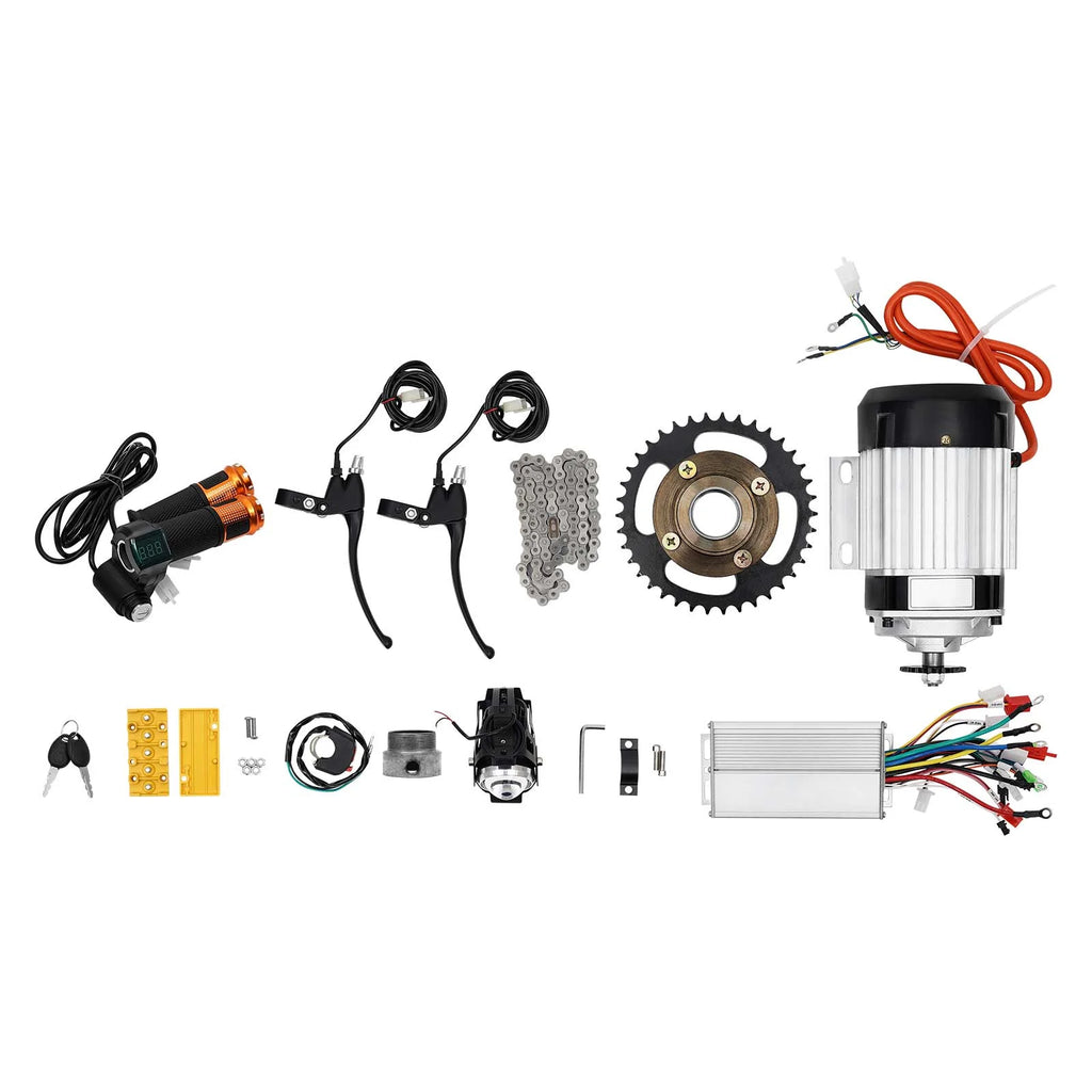 48V Electric Brushless Geared Motor Kit for Bicycle Conversion Kit E35134
