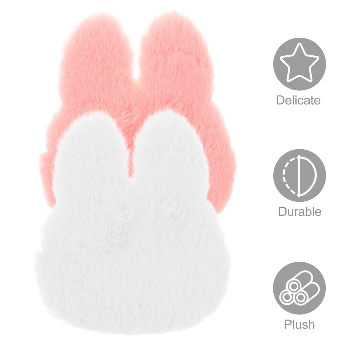 Rabbit Shaped Carpet 2 Pcs Z61554