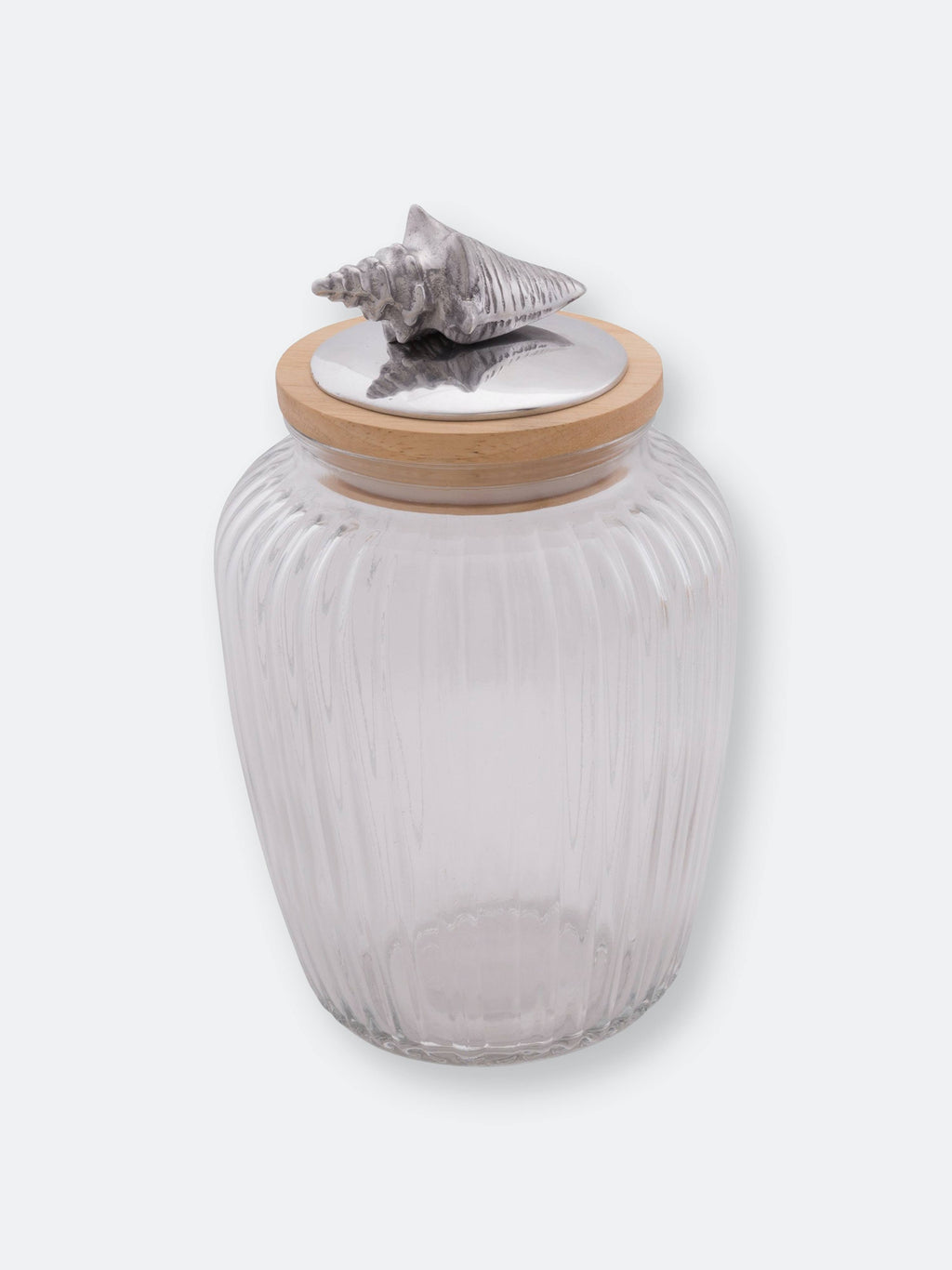 Shell Glass Canister - Large 60 oz J883919