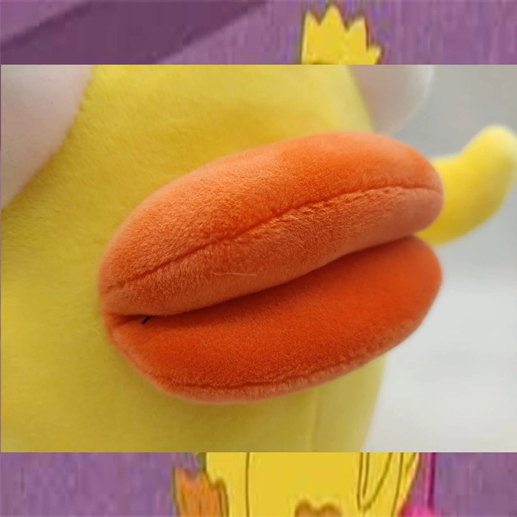 Peach Duck Plush Toy Doll E13048