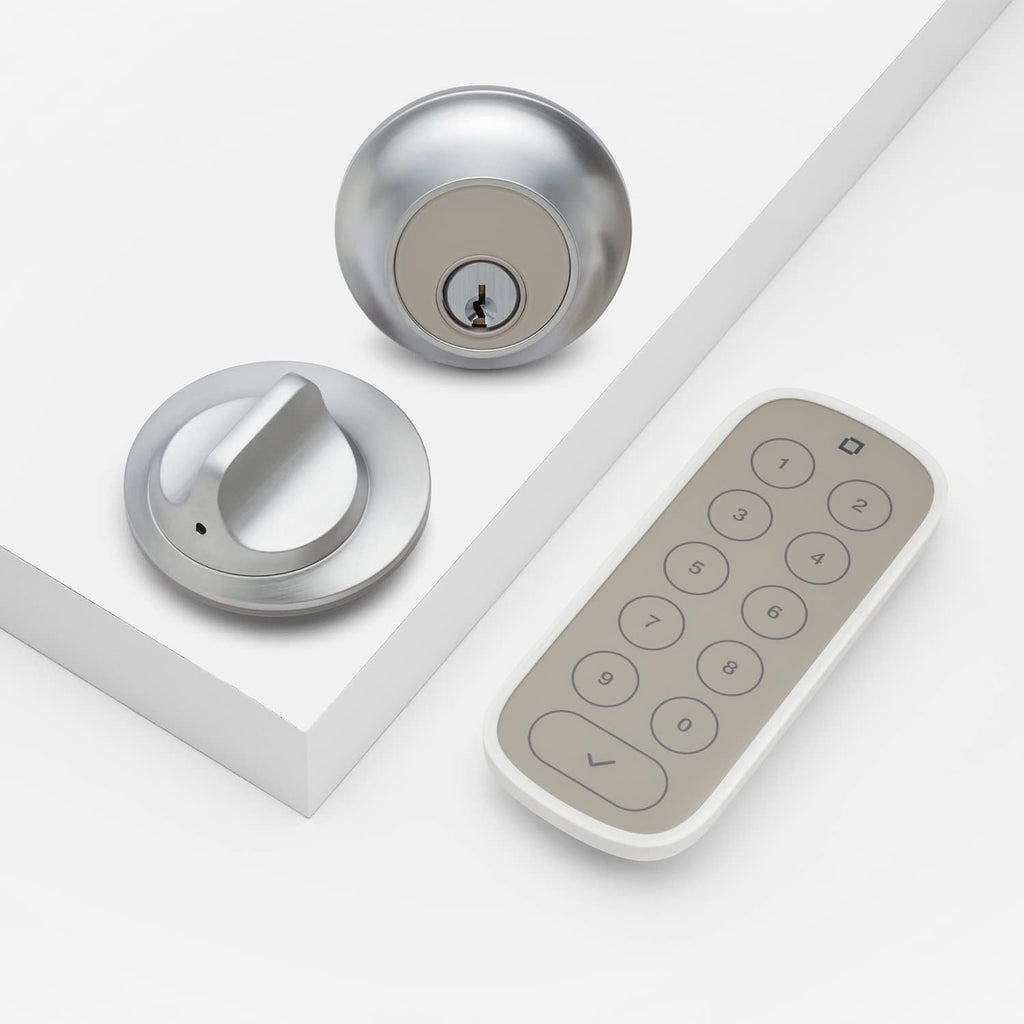 Matte Black Smart Lock with Keypad K24124
