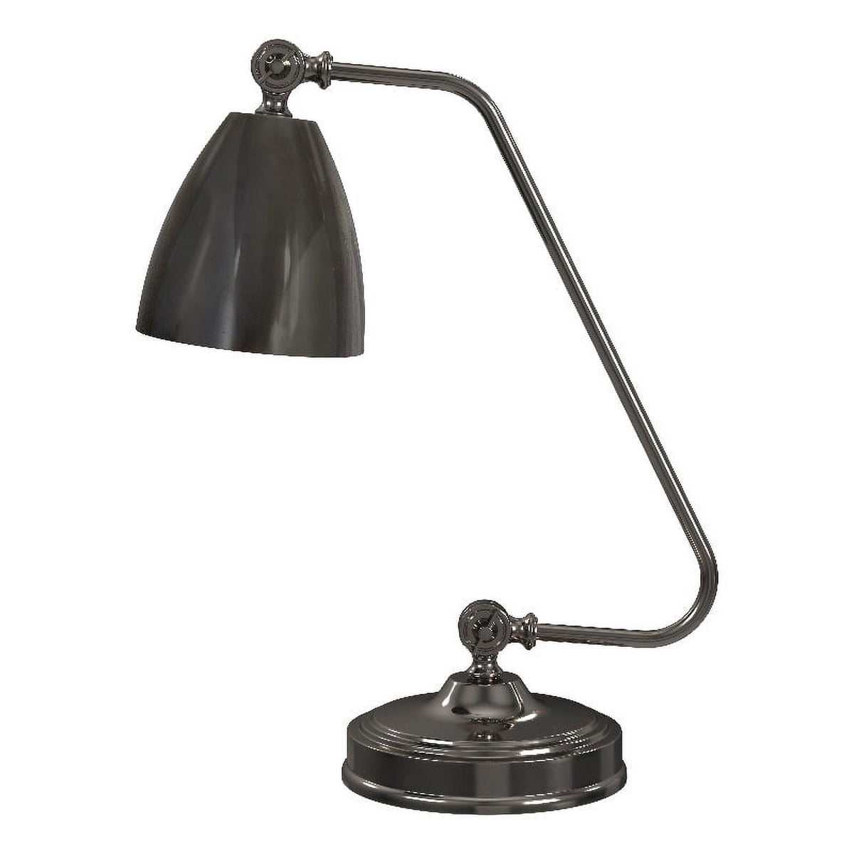 Black Nickel Metal Desk Lamp with Iron Shade Z235