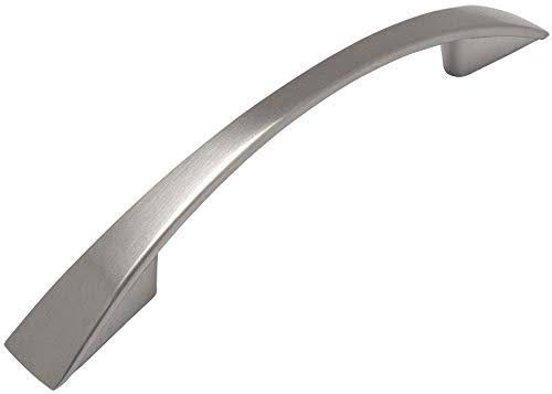 25 Pack Satin Nickel Arch Handle Pull, 3-3/4x22 inch Hole Centers X797455