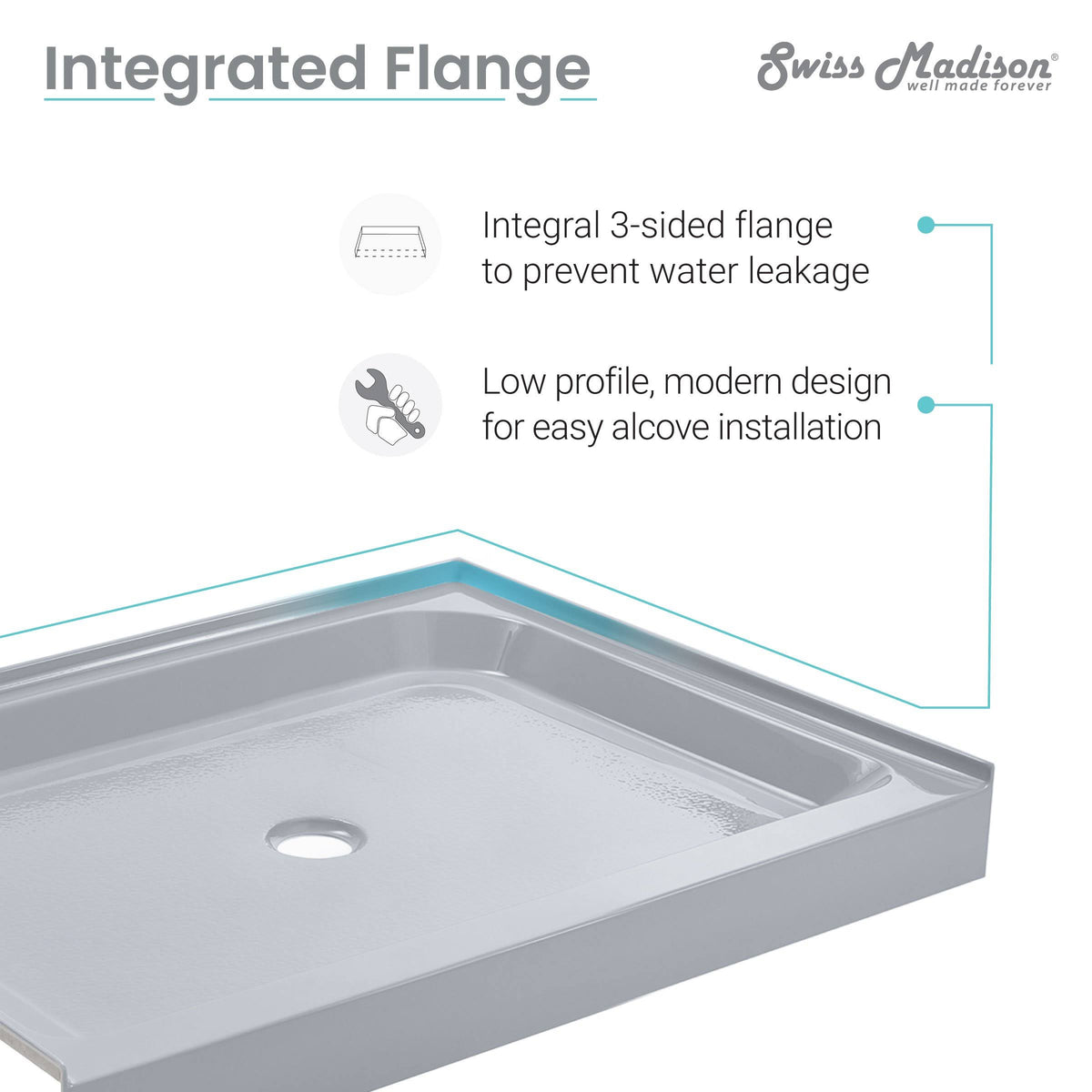 Grey Shower Base E562682
