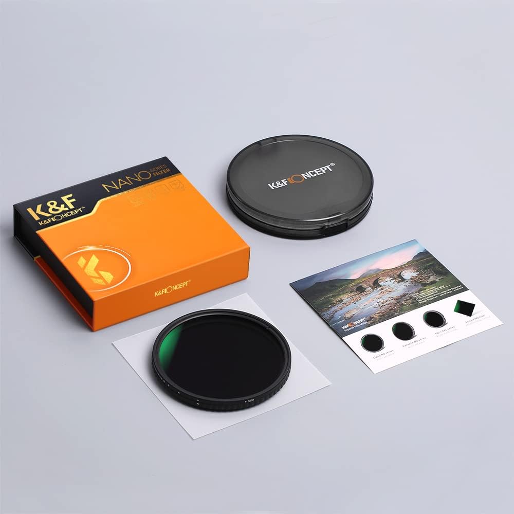 67mm Variable ND Filter ND2-ND32 Camera Lens Filter with Multi-Layer Coatings Pack of 2 Q3544