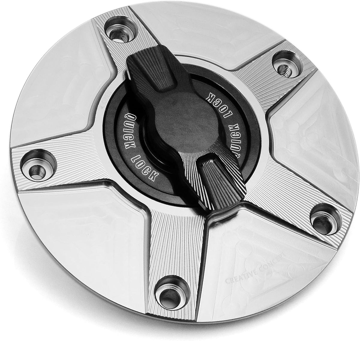 Gold CNC 1/4 Quick Lock Fuel Cap M6475